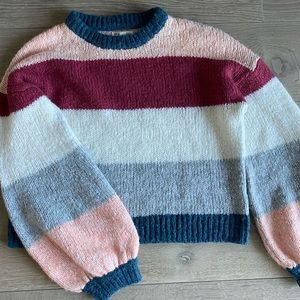 Tucker + Tate multi-striped sweater